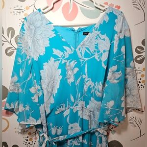 LANE BRYANT Turquoise dress 20